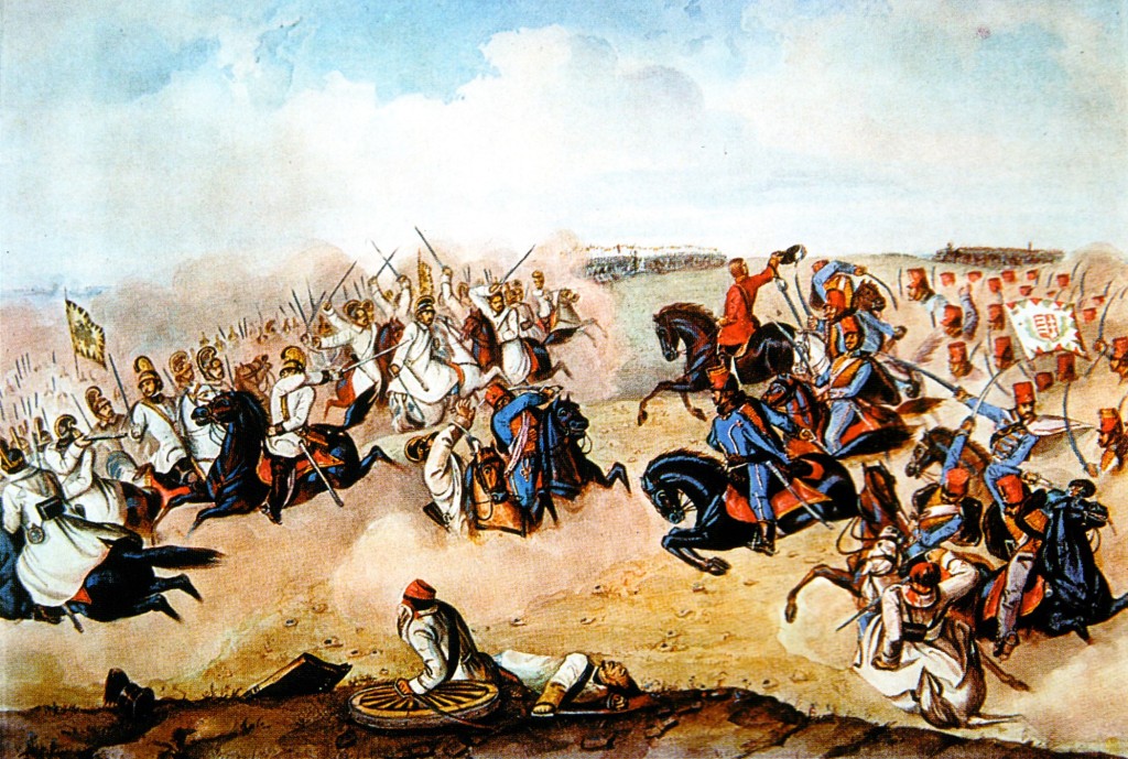 Koncom apríla 1849 sa pri Komárne rozpútala bitka, ktorú cisárske vojsko prehralo.