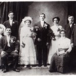 Svadobná fotografia z roku 1910